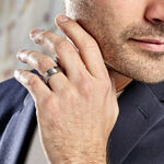 Bague Jourdan Jume Tugstene Blanc - Bagues grosses Homme | Marc Orian