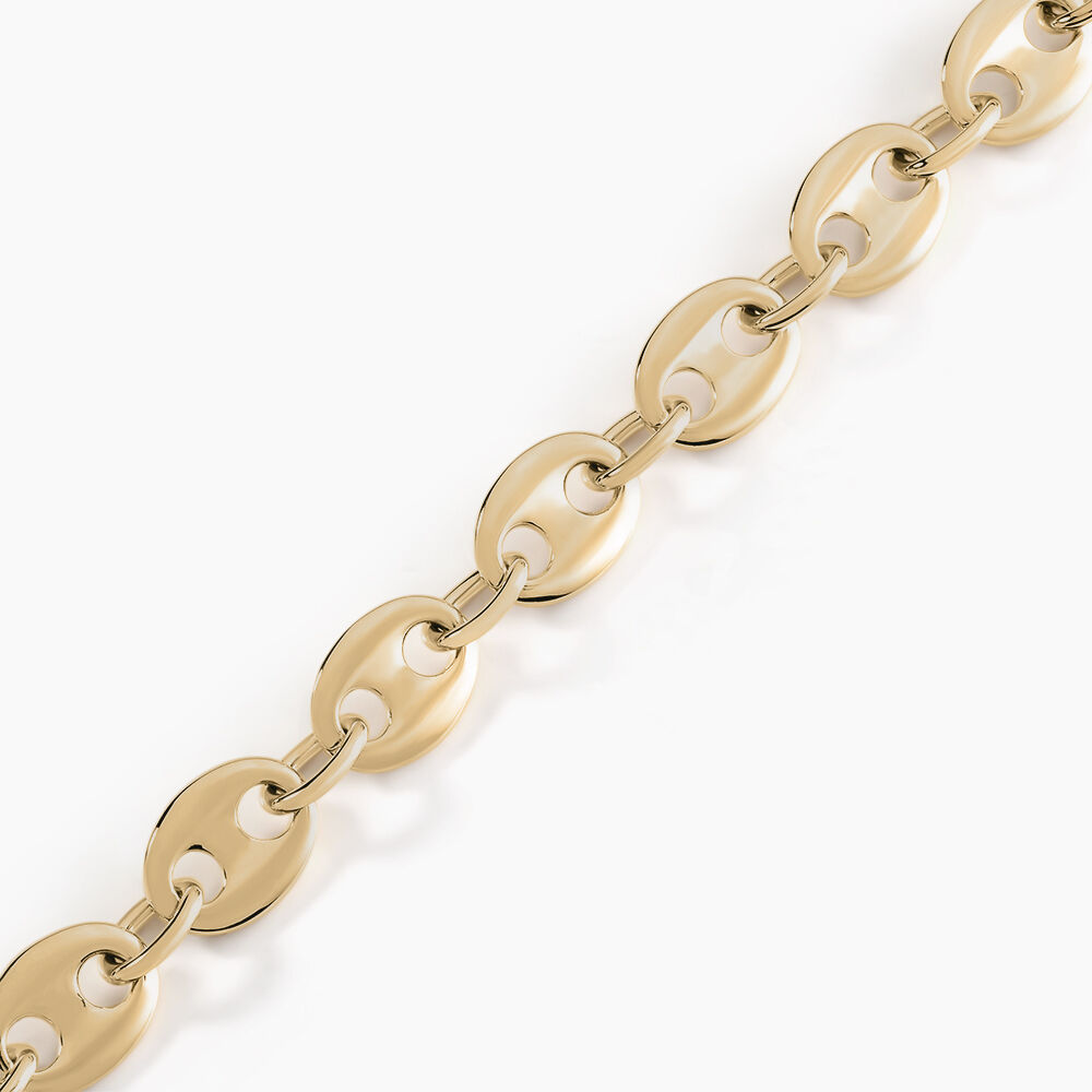 Bracelet William Plaqu&eacute; Or Jaune - Bracelets mailles Homme | Marc Orian