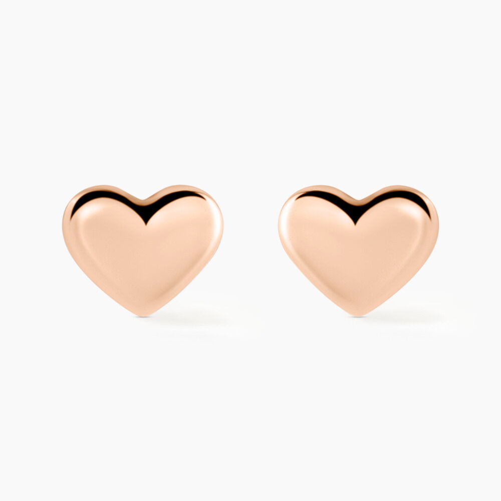 Boucles D'oreilles Puces Lison Or Rose - Puces Enfant | Marc Orian