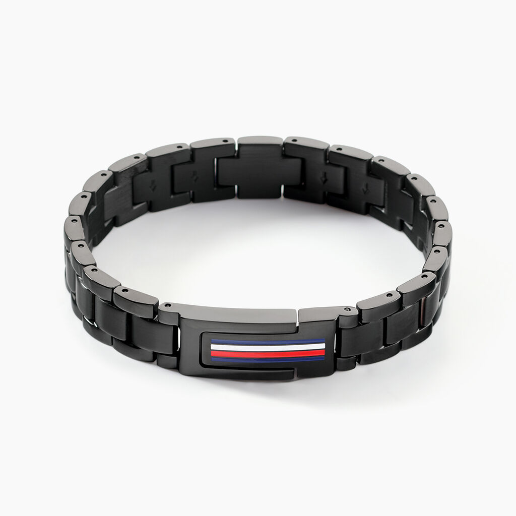 Bracelet Tommy Hilfiger Mason Acier Noir - Bracelets cha&icirc;nes Homme | Marc Orian