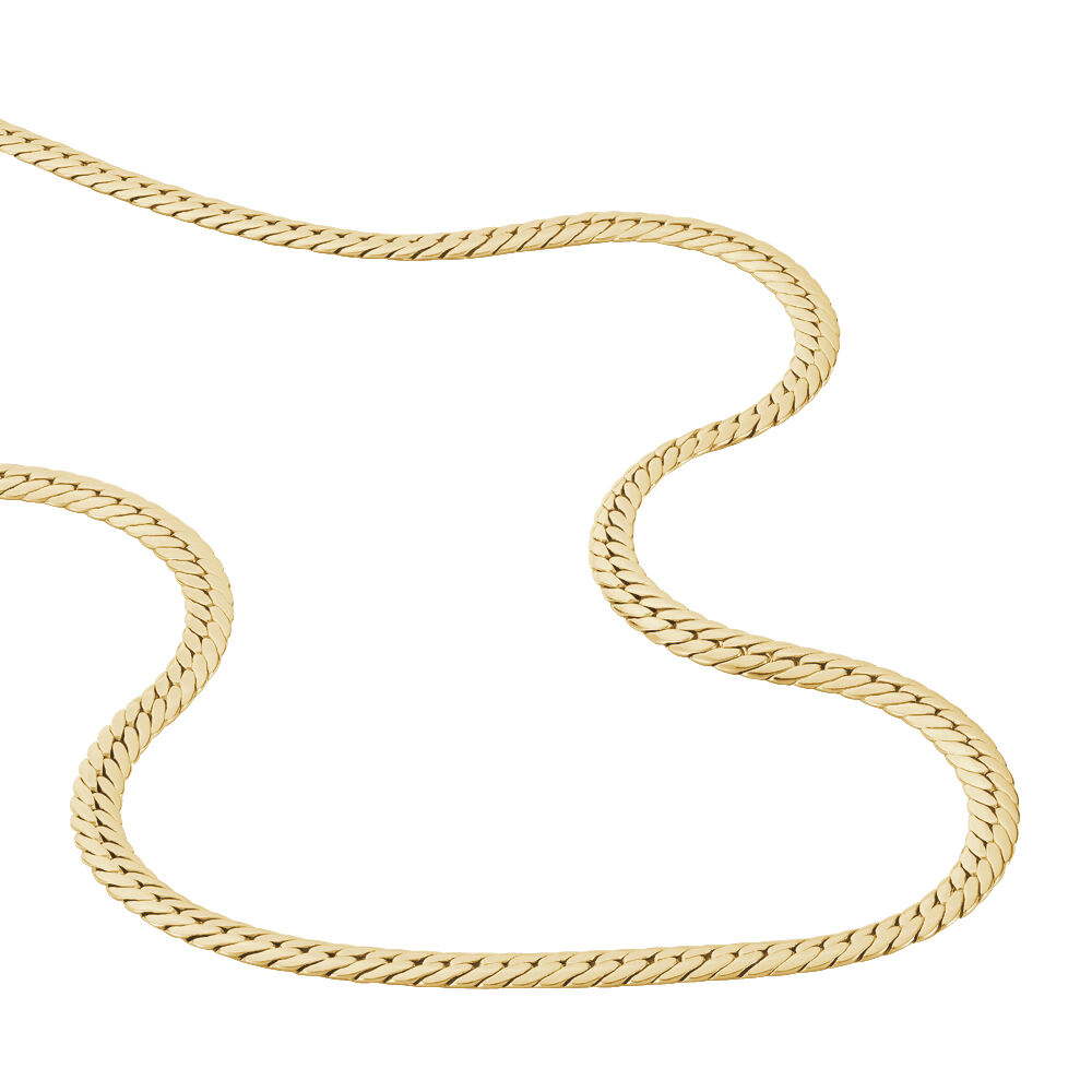 Collier Messaline Plaqu&eacute; Or Jaune - Chaines Femme | Marc Orian