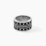 Bague Alban Argent Blanc - Bagues grosses Homme | Marc Orian