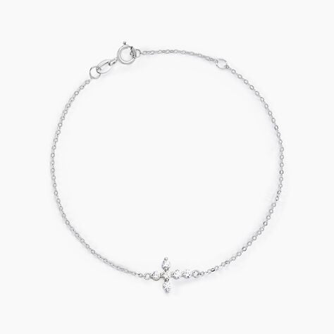 Bracelet Or Blanc Kerem Oxyde - Bracelets cha&icirc;nes Femme | Marc Orian