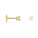 Boucles D'oreilles Puces Aphrodite Or Jaune Diamant - Puces Famille | Marc Orian