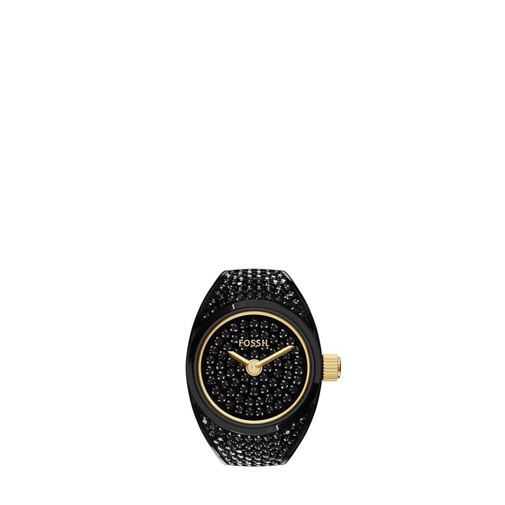 Montre Fossil Watch Ring Noir - Montres étanches Femme | Marc Orian