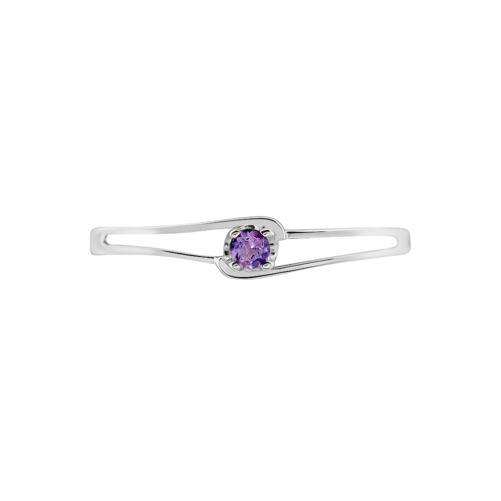 Bague Veroucha Or Blanc Amethyste - Bagues pierres fines Femme | Marc Orian