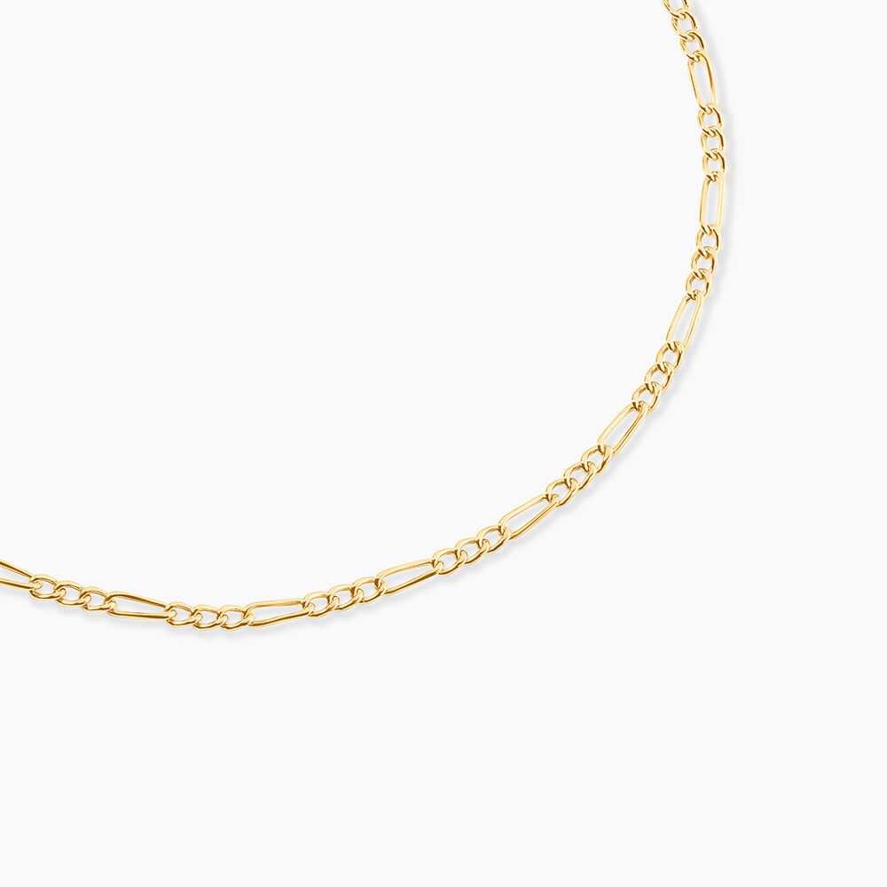 Chaîne Cameo Maille Alternee 1/3 Or Jaune - Chaines Femme | Marc Orian