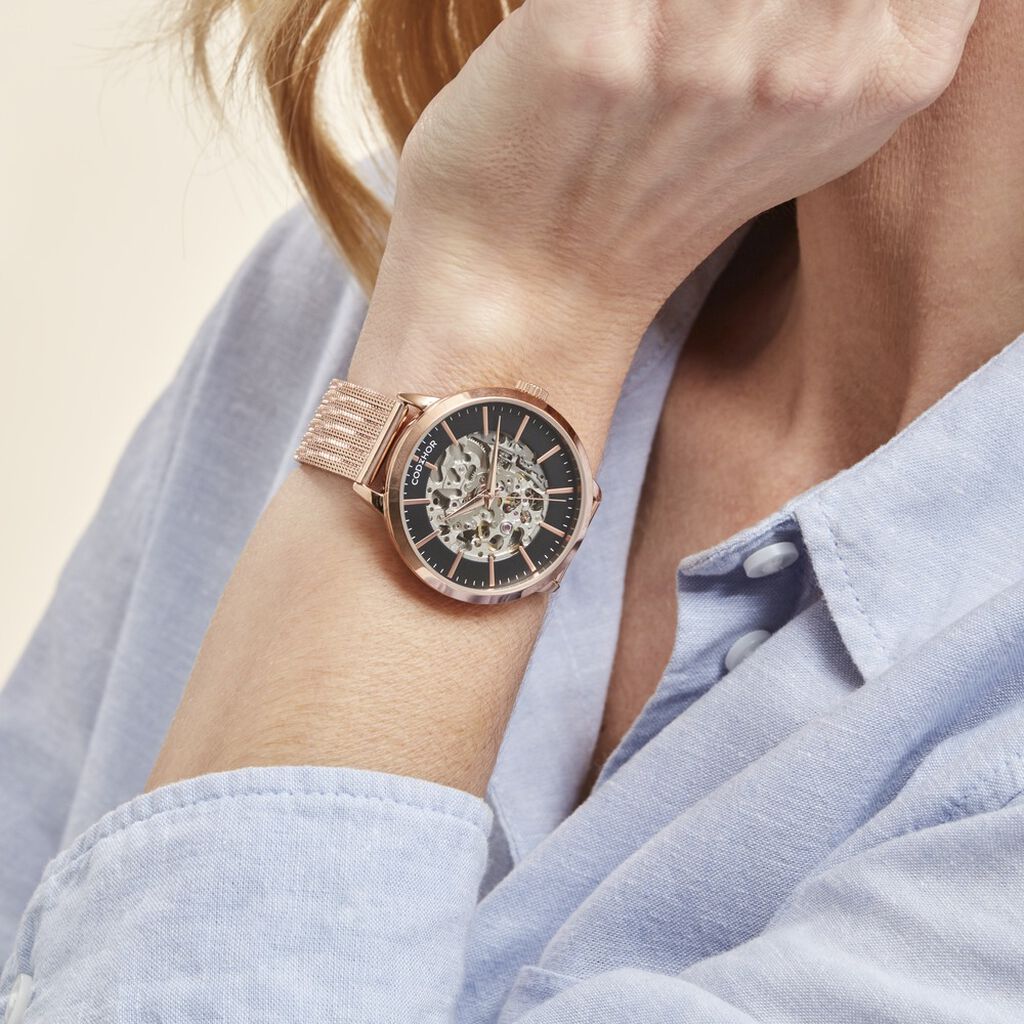 Montre Codhor Louise Noir - Montres automatique Femme | Marc Orian