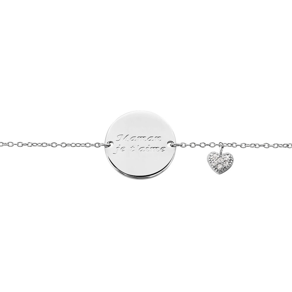 Bracelet Argent Nellchen Oxydes De Zirconium - Bracelets Medailles Femme | Marc Orian