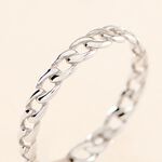 Bague Ancone Argent Blanc - Bijoux fantaisie Femme | Marc Orian