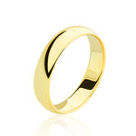 Alliance Ilian Demi Jonc Bombe Or Jaune - Alliances personnalis&eacute;es Famille | Marc Orian