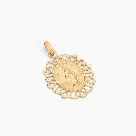 Pendentif Santeri Or Jaune - Médailles et médaillons Famille | Marc Orian