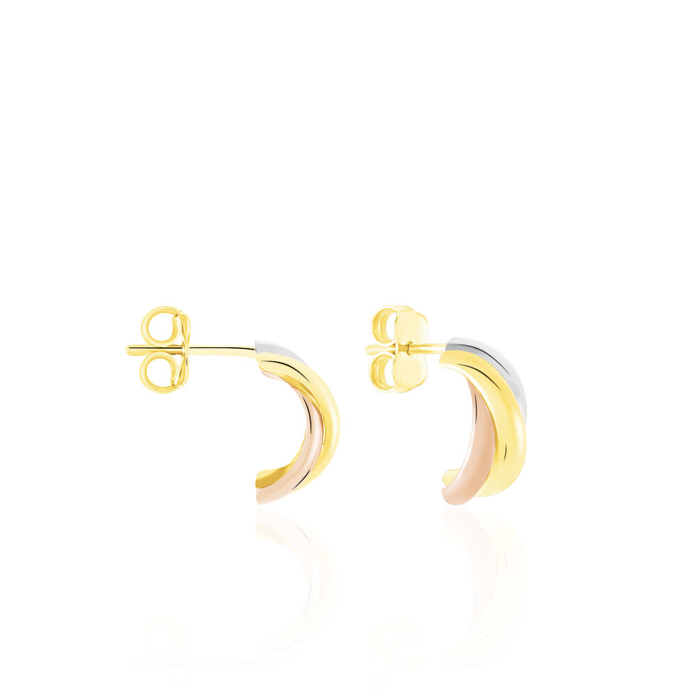 Créoles Igora Or Tricolore - Créoles Femme | Marc Orian