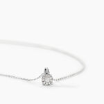 Collier Artemis Or Blanc Diamant - Colliers avec pierres Femme | Marc Orian
