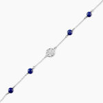 Bracelet Argent Kutrun Lapis Lazuli - Bracelets Medailles Femme | Marc Orian
