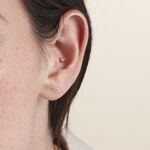 Piercing D'oreilles Unitaire Acier Dor&eacute; Piia Oxyde De Zirconium - Bijoux fantaisie Famille | Marc Orian