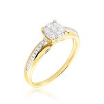 Bague Kate Or Jaune Diamant - Parures de mariage Femme | Marc Orian