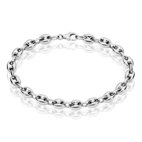 Bracelet Carrus Argent Blanc - Bracelets fantaisie Homme | Marc Orian