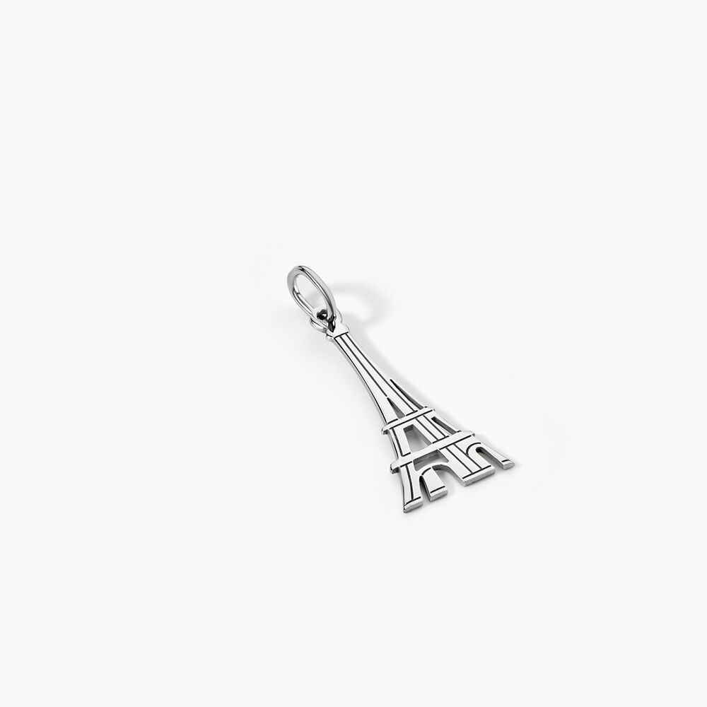 Pendentif Paco Argent Blanc - Bijoux fantaisie Famille | Marc Orian