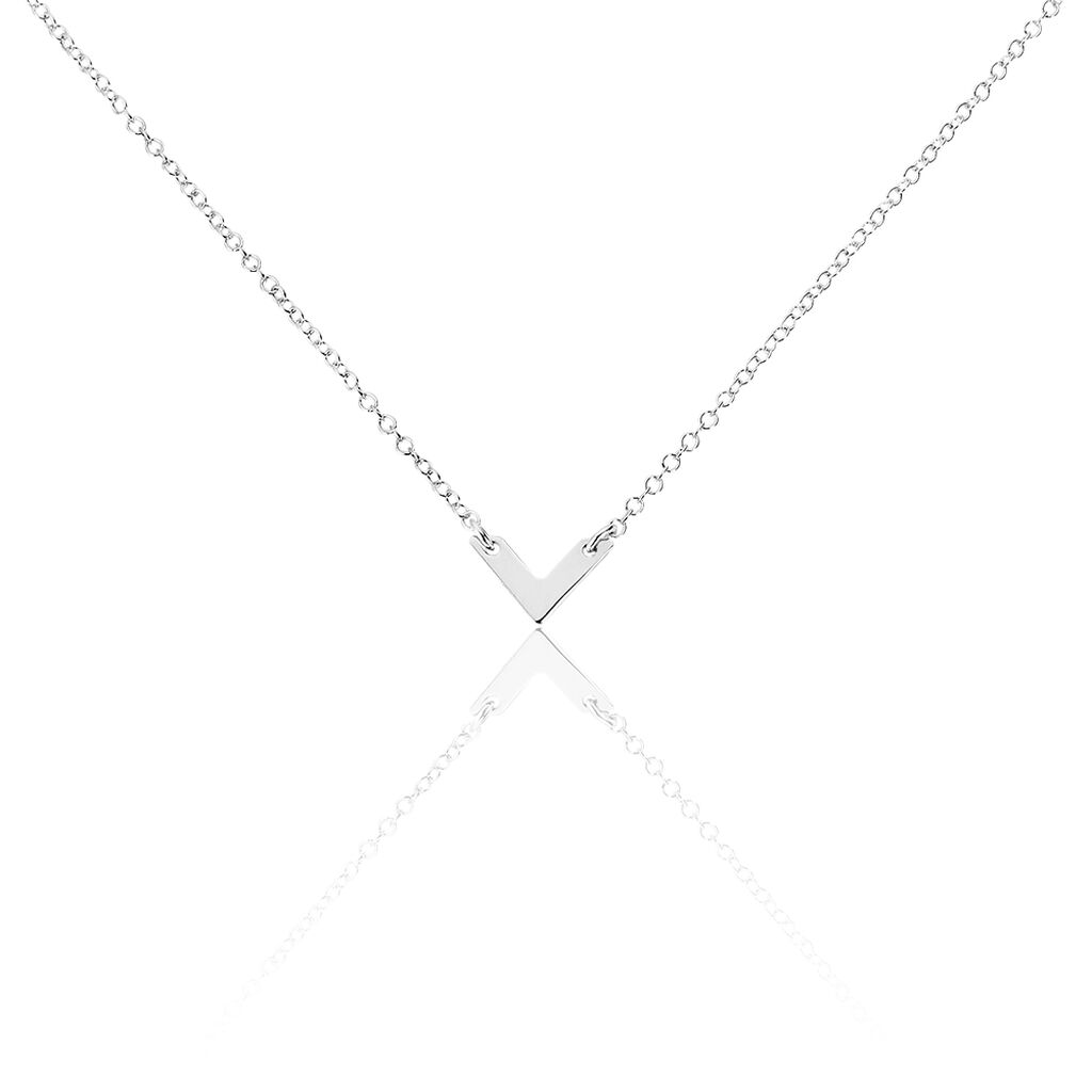 Collier Veroniica Argent Blanc - Colliers fantaisie Femme | Marc Orian