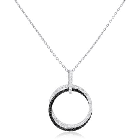 Collier Livvy Argent Blanc Oxyde De Zirconium - Colliers avec pierres Femme | Marc Orian