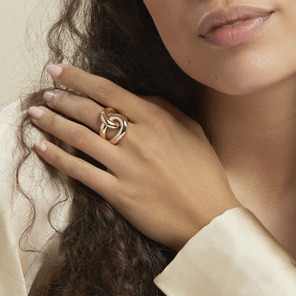 Bague Plaqué Or Jaune Chaili - Bagues dorées Femme | Marc Orian