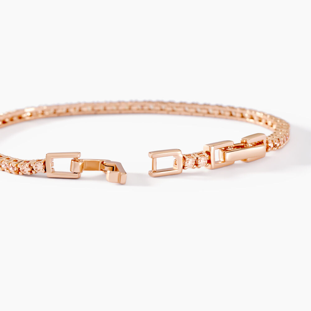 Bracelet Rio Tennis Argent Rose Oxyde De Zirconium - Bracelets chaînes Femme | Marc Orian