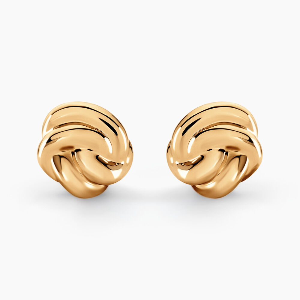 Boucles D'oreilles Puces Ism&egrave;ne Plaqu&eacute; Or Dor&eacute; - Puces Femme | Marc Orian