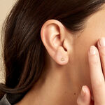 Boucles D'oreilles Puces Rozsi Or Jaune Oxyde De Zirconium - Puces Famille | Marc Orian