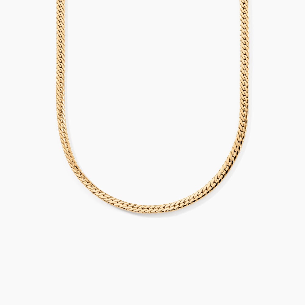 Collier Doline Maille Anglaise Or Jaune - Chaines Femme | Marc Orian