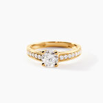 Bague Aramis Ld Or Jaune Diamant Synth&eacute;tique - Solitaires Femme | Marc Orian