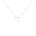 Collier Josslyn Or Jaune Emeraude - Colliers avec pierres Femme | Marc Orian