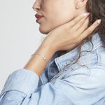 Bracelet Celia Argent Blanc Oxyde De Zirconium - Bracelets fantaisie Femme | Marc Orian