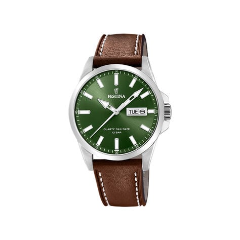 Montre Festina Classics 41 Vert - Montres &eacute;tanches Homme | Marc Orian