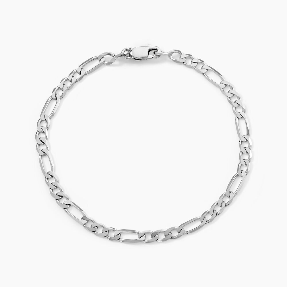 Bracelet Vivian Argent Blanc - Bracelets mailles Femme | Marc Orian