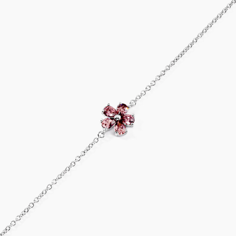Bracelet Lalla Argent Blanc Pierre D'imitation - Bracelets fantaisie Femme | Marc Orian