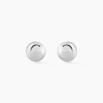 Boucles D'oreilles Puces Virgie Argent Blanc - Puces Femme | Marc Orian