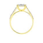 Bague Kate Or Jaune Diamant Synth&eacute;tique - Parures de mariage Femme | Marc Orian