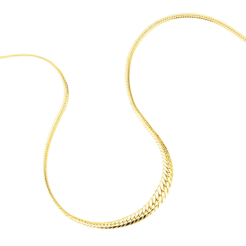 Collier Or Jaune Izel Maille Anglaise - Chaines Famille | Marc Orian