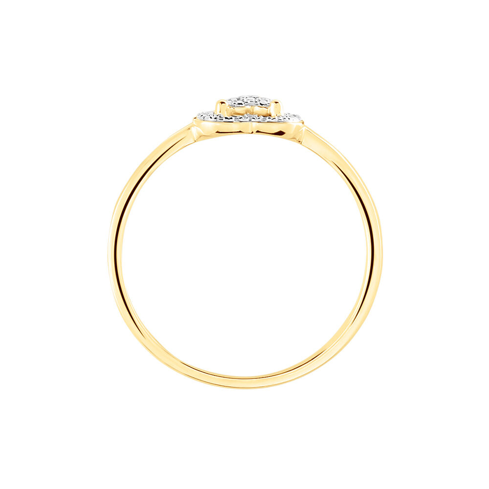 Bague Catrin Or Jaune Diamant - Bagues pierres pr&eacute;cieuses Femme | Marc Orian