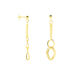Boucles D'oreilles Pendantes Blinda Or Jaune - Pendantes Femme | Marc Orian