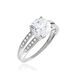 Solitaire Or Blanc Oxyde De Zirconium - Solitaires Femme | Marc Orian