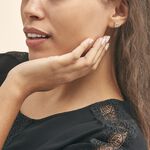 Boucles D'oreilles Puces Prudencia Or Jaune Topaze - Puces Femme | Marc Orian