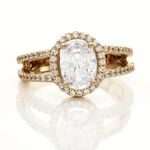 Bague Myriama Plaqu&eacute; Or Jaune Oxyde De Zirconium - Bijoux fantaisie Femme | Marc Orian