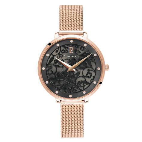 Montre Pierre Lannier Elegance Eolia Noir - Montres Femme | Marc Orian
