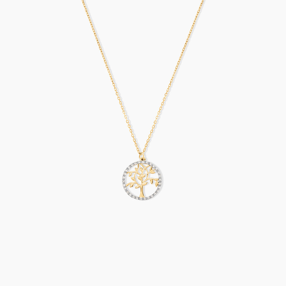 Collier Philokrates Or Jaune Diamant - Colliers avec pierres Femme | Marc Orian