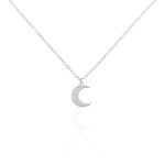 Collier Twiggy Argent Blanc - Colliers ras du cou Femme | Marc Orian