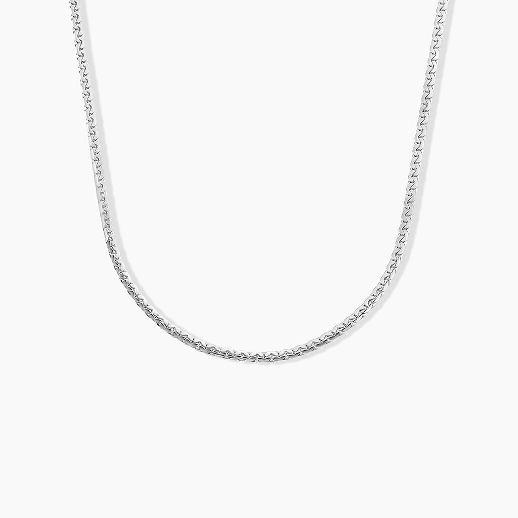 Collier Ivy Maille Haricot Or Blanc - Chaines Femme | Marc Orian