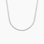 Collier Ivy Maille Haricot Or Blanc - Chaines Femme | Marc Orian