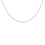 Collier Nateo Boules Argent Blanc - Colliers fantaisie Homme | Marc Orian